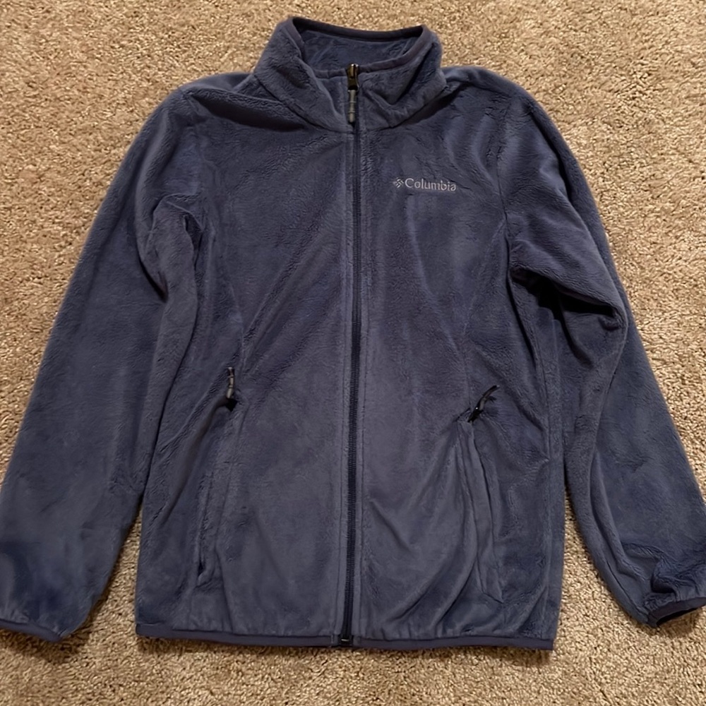 Girl’s Columbia Fleece Zip-up Jacket size medium